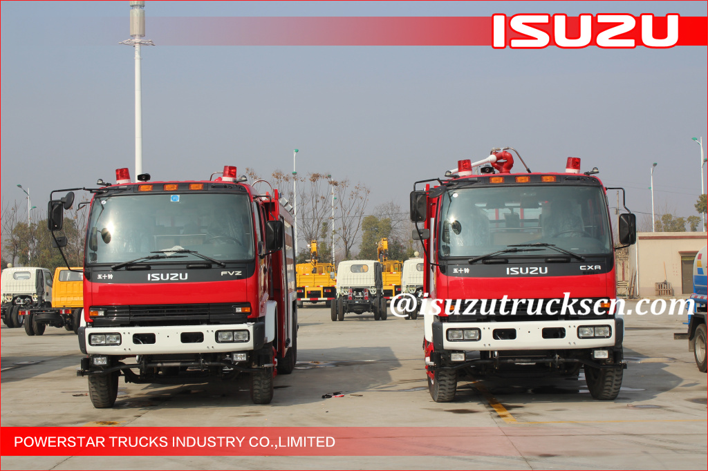 6*4 12000L Fire Truck Isuzu water foam Fire Vehicle supplier