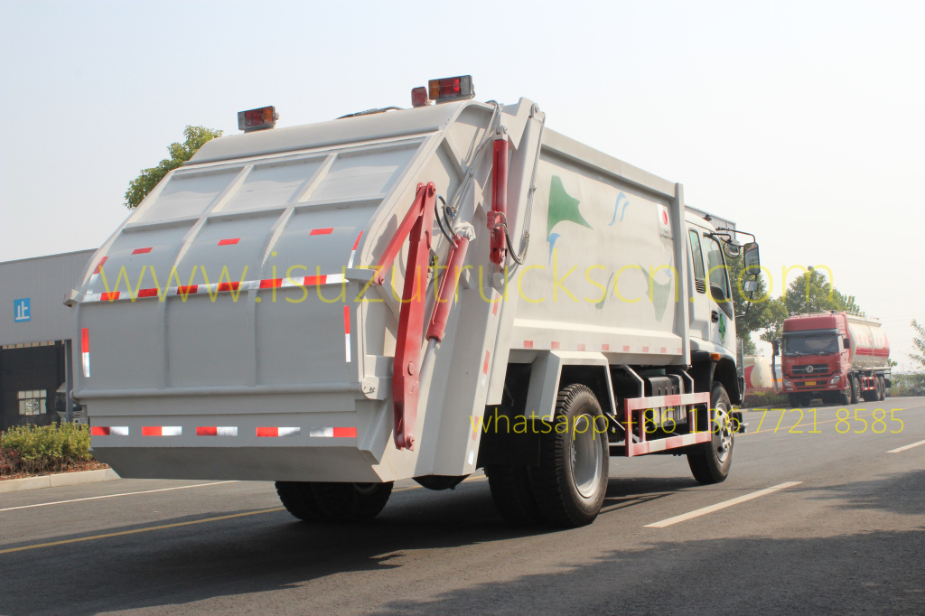 Garbage Compactor Vehicle Isuzu 14CBM specifications and picture