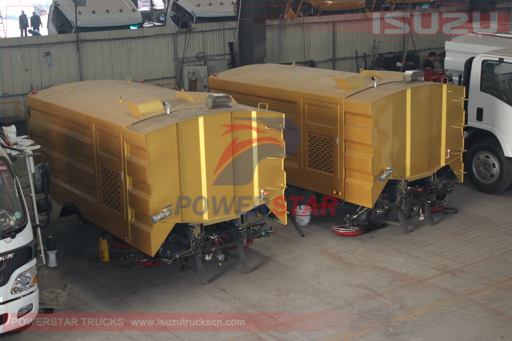 Cutomer made street sweeper super structure