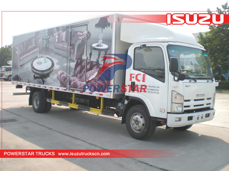 Brand new ISUZU Aluminum Van Rear Cargo Body Trucks for sale