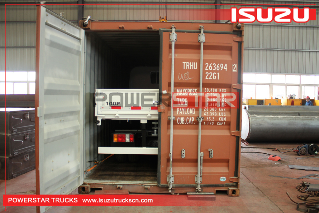 Antigua Isuzu 100P lega mega 4X2 Dropside Light Cargo Truck for Sale