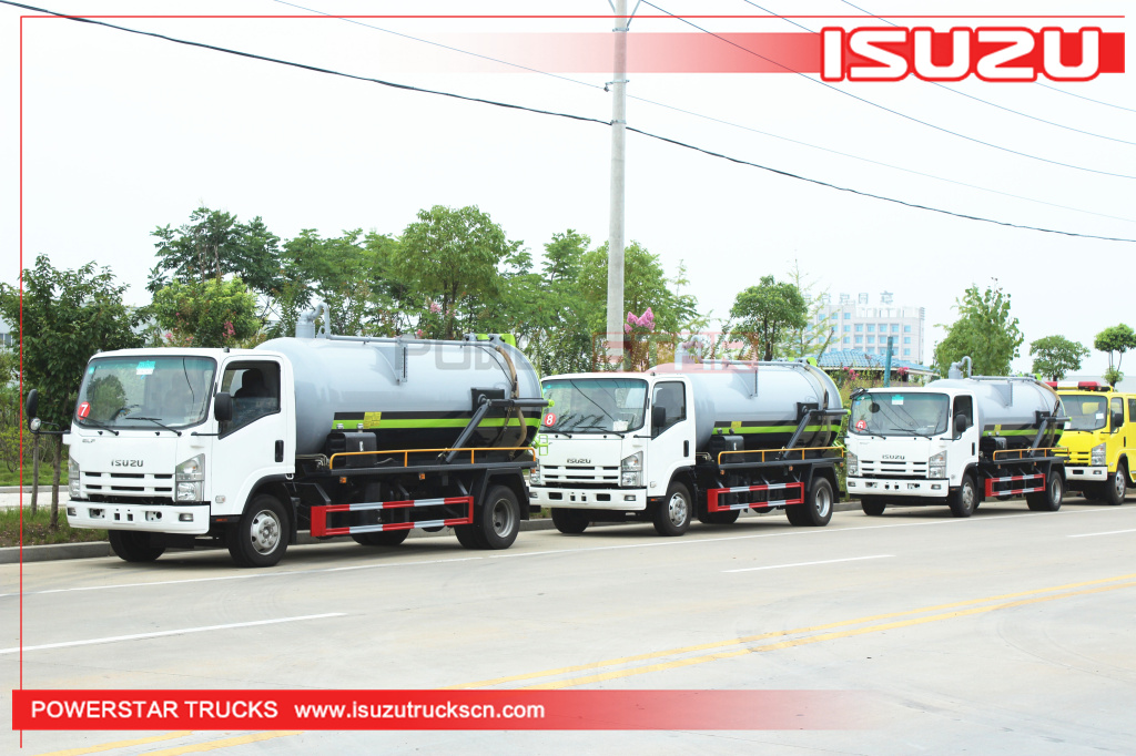 Sewage collector tank truck Isuzu NKR ELF