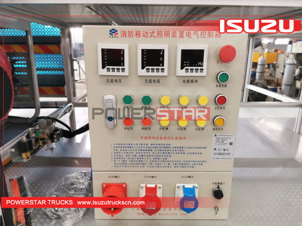Djibouti Water tank fire truck ISUZU Foam fire vehicle for sale