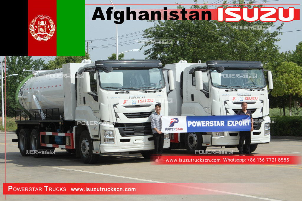 Japan ISUZU GIGA 10wheelers Sewage Suction Truck (Vacuum Tanker)