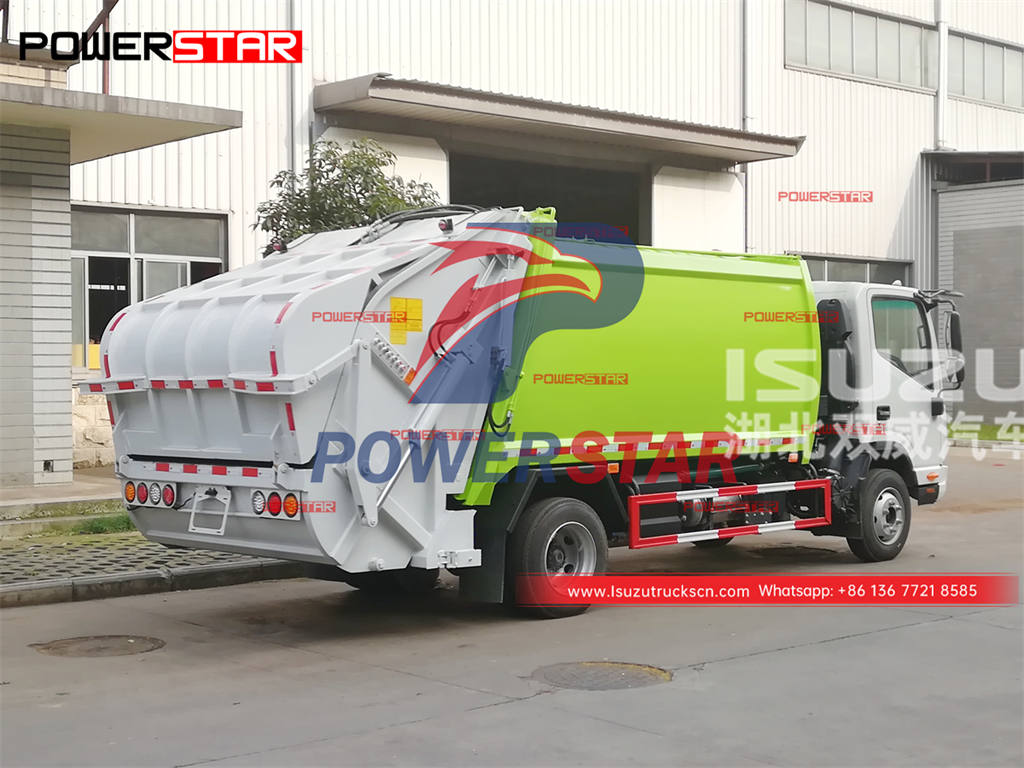 Brand new ISUZU 4×2 190HP rubbish compression truck for sale