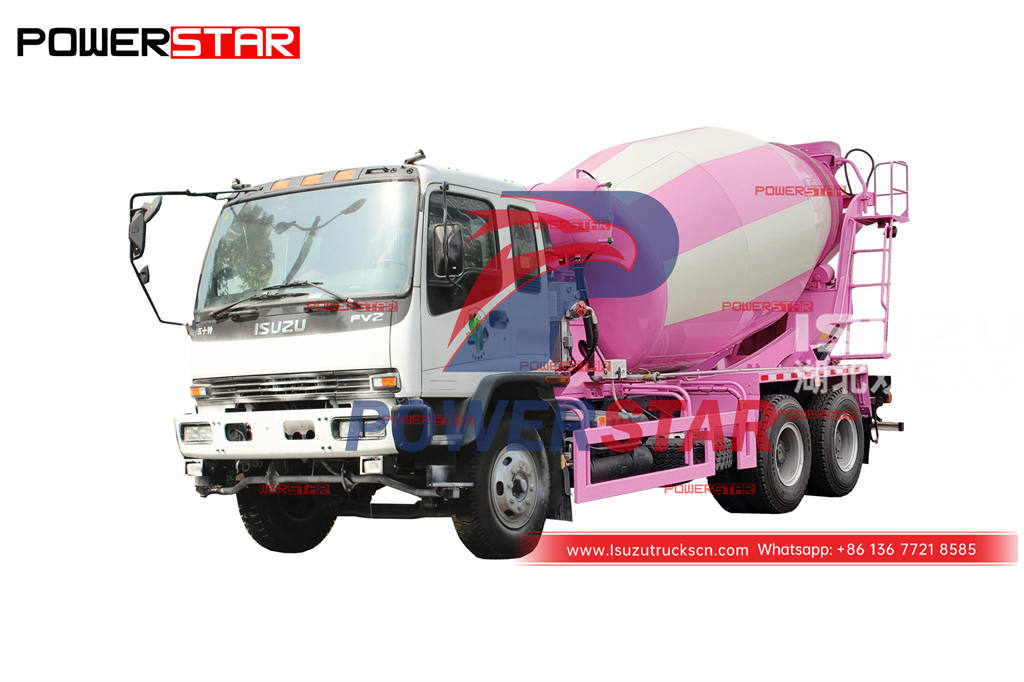 ISUZU FVZ 6×4 concrete batch mixer for sale