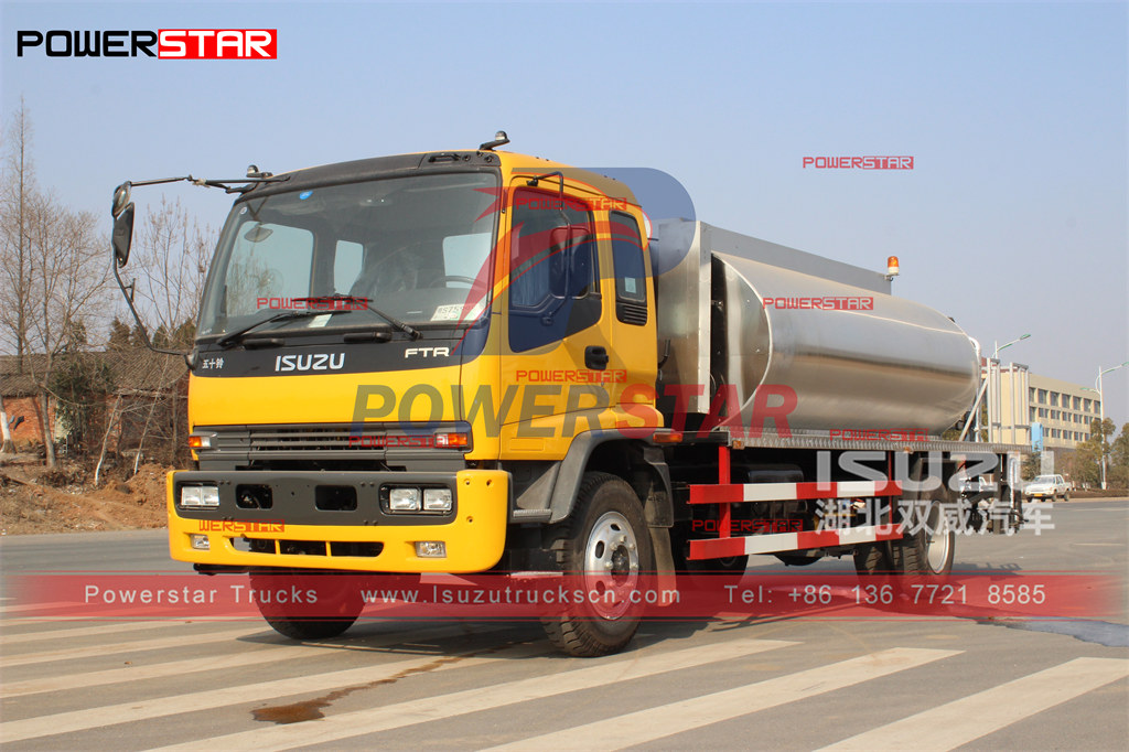 POWERSTAR Intelligent Asphalt Distributor Truck--Myanmar