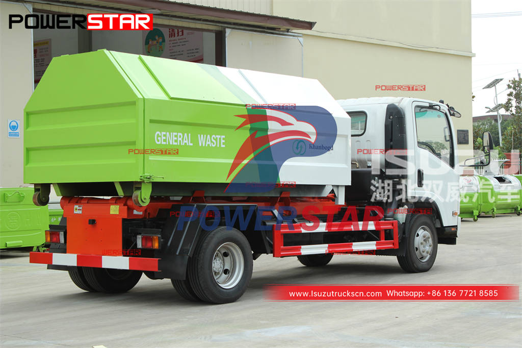 High quality ISUZU ELF 700P 4×4 off-road hook loader for sale