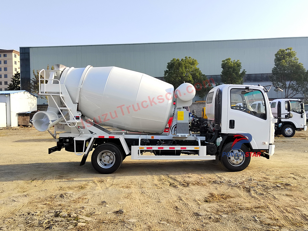 Isuzu NPR/700P/ELF 3cbm 4cbm Mobile Cement Concrete Mixer Truck