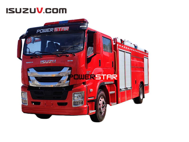 Isuzu giga fire fighting truck supplier