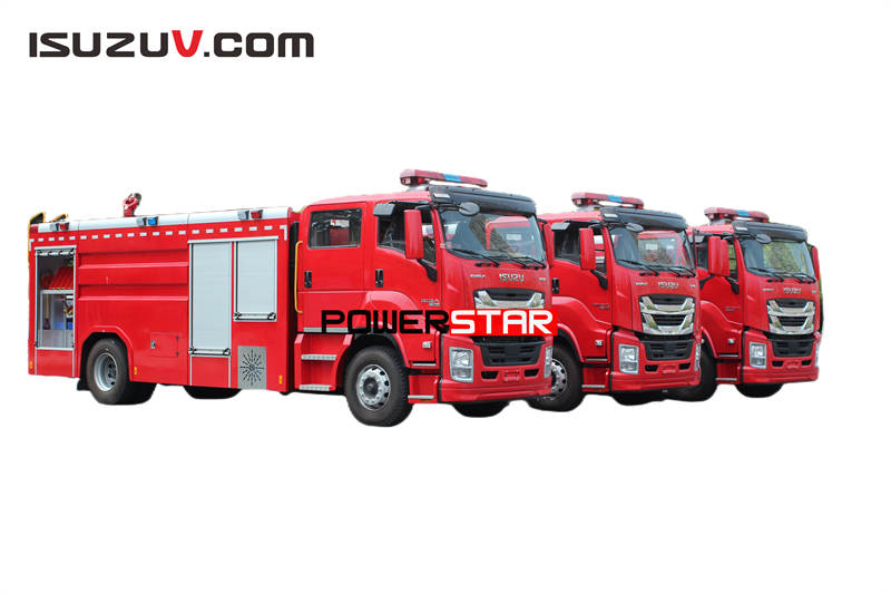 Isuzu giga fire fighting truck supplier