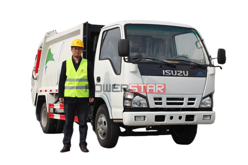 Isuzu 600P garbage compactor truck