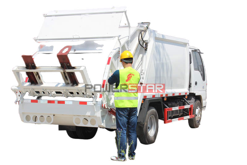 Isuzu 600P garbage compactor truck
