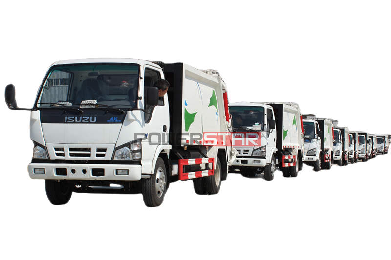 Isuzu 600P garbage compactor truck