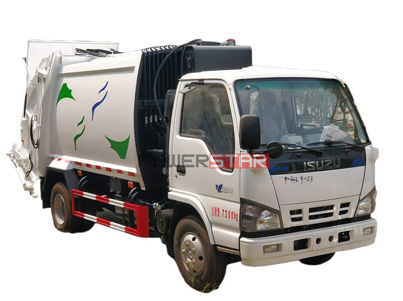 Isuzu 600P garbage compactor truck