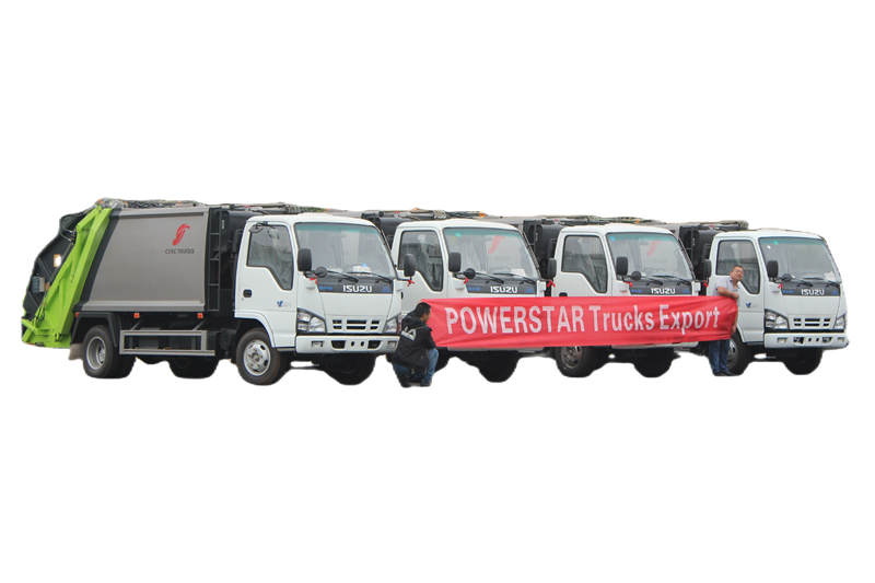 Isuzu 600P garbage compactor truck