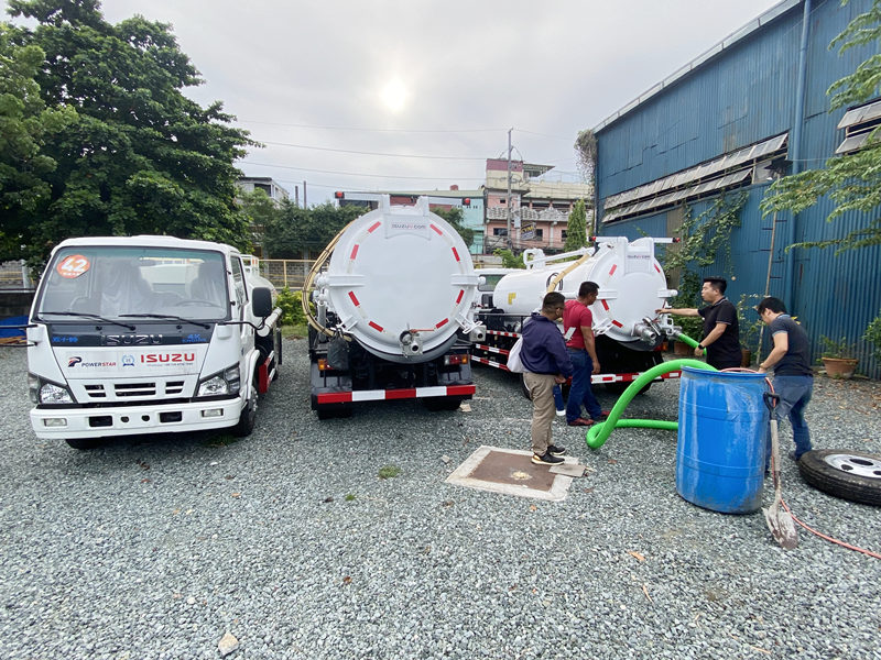 ISUZU sewer sucker trucks for sale