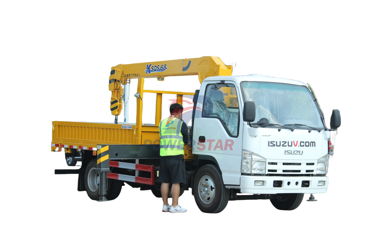 How to classify Isuzu cargo truck mounted boom crane?
