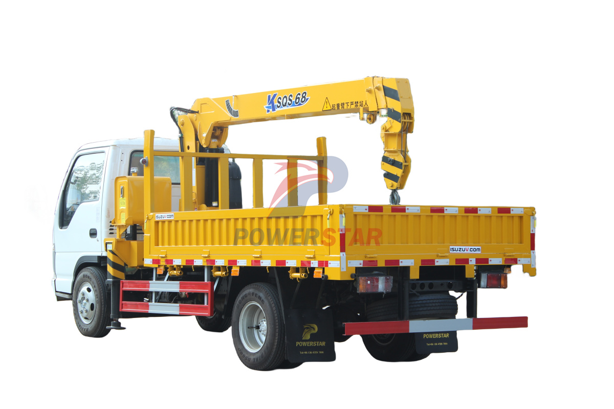 How to classify Isuzu cargo truck mounted boom crane?