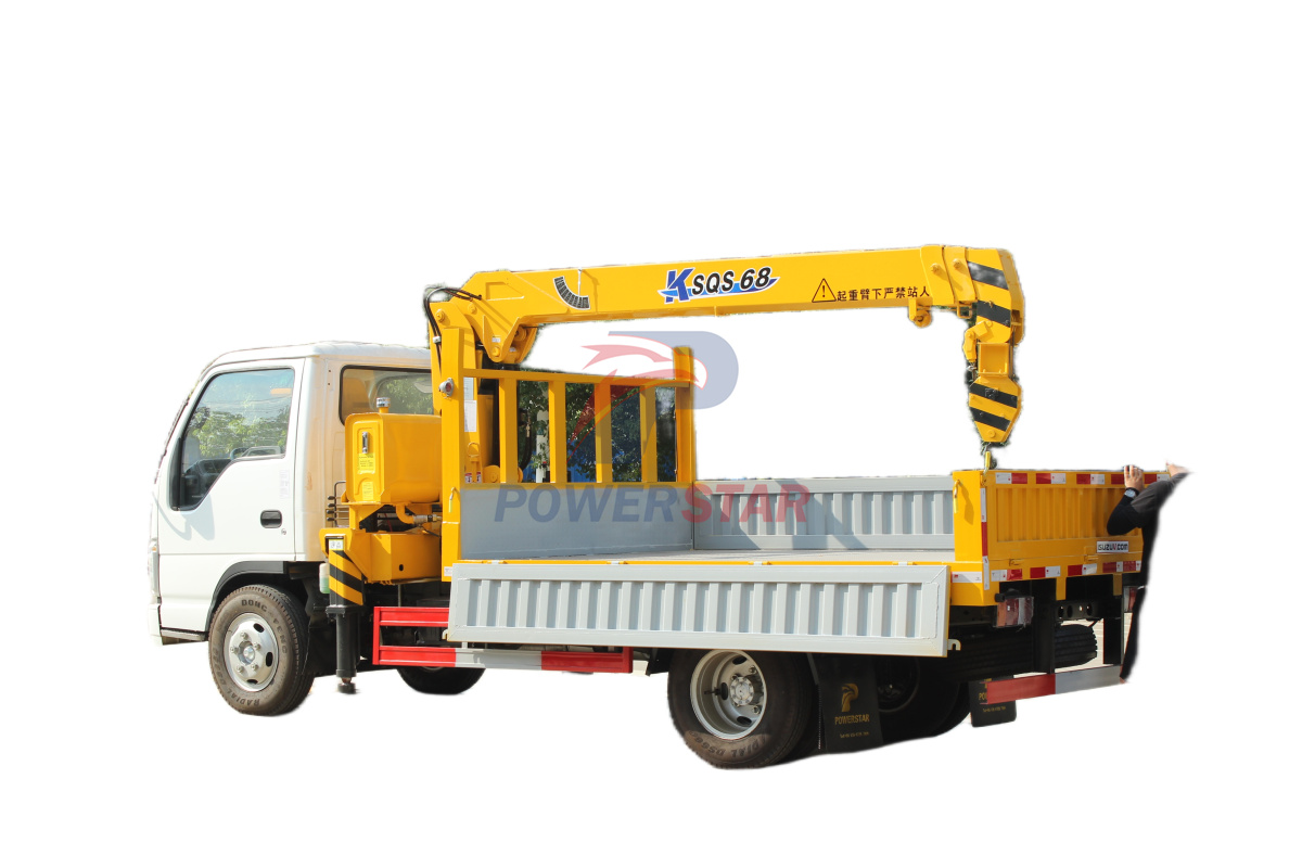 How to classify Isuzu cargo truck mounted boom crane?