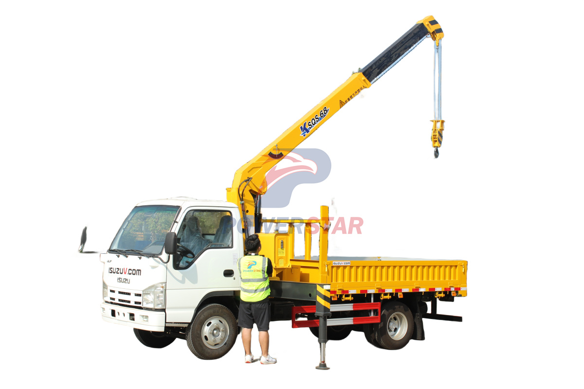 How to classify Isuzu cargo truck mounted boom crane?