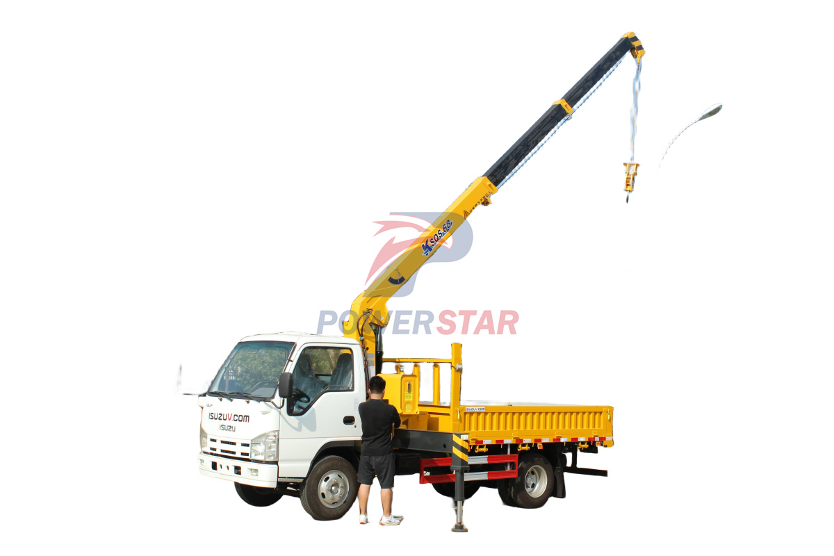 How to classify Isuzu cargo truck mounted boom crane?