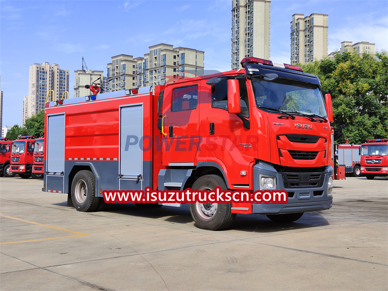 Isuzu fire truck