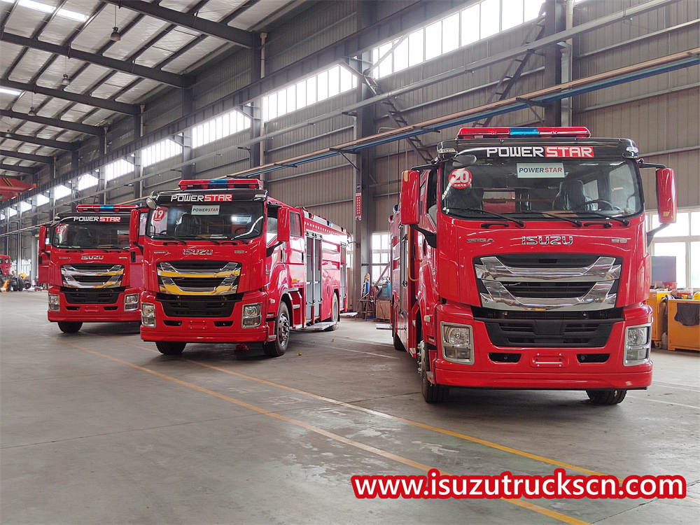 isuzu fire fighting truck