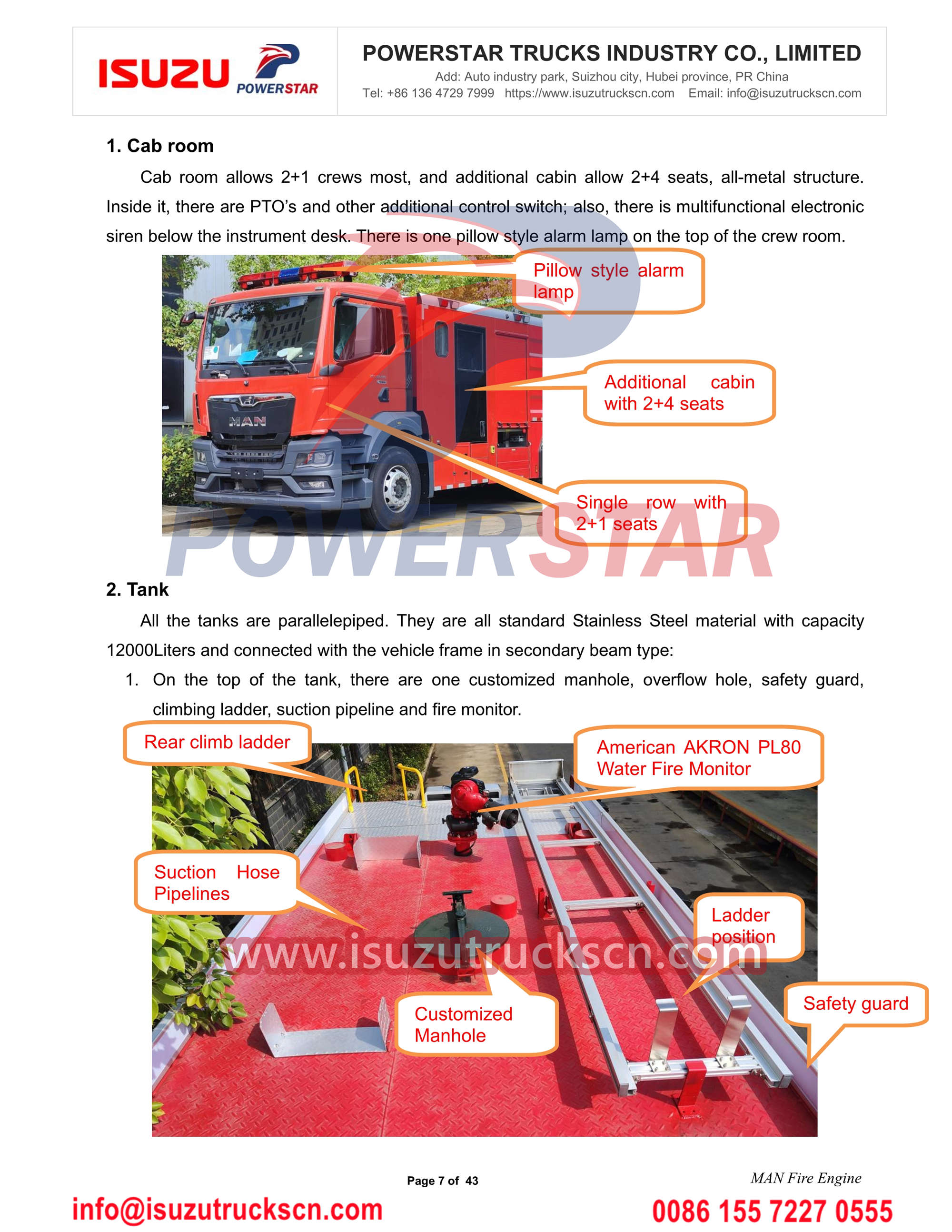 MAN fire truck