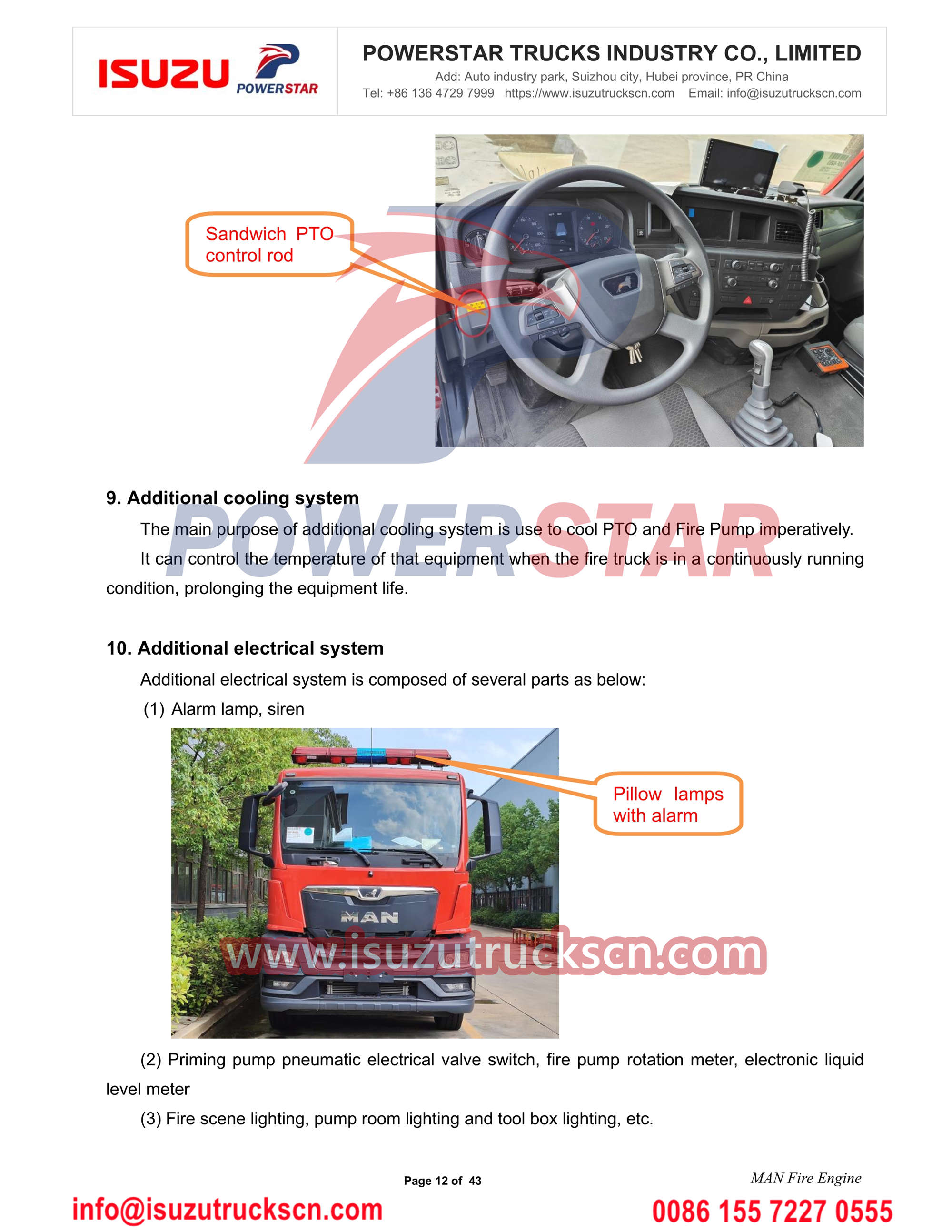 MAN fire truck