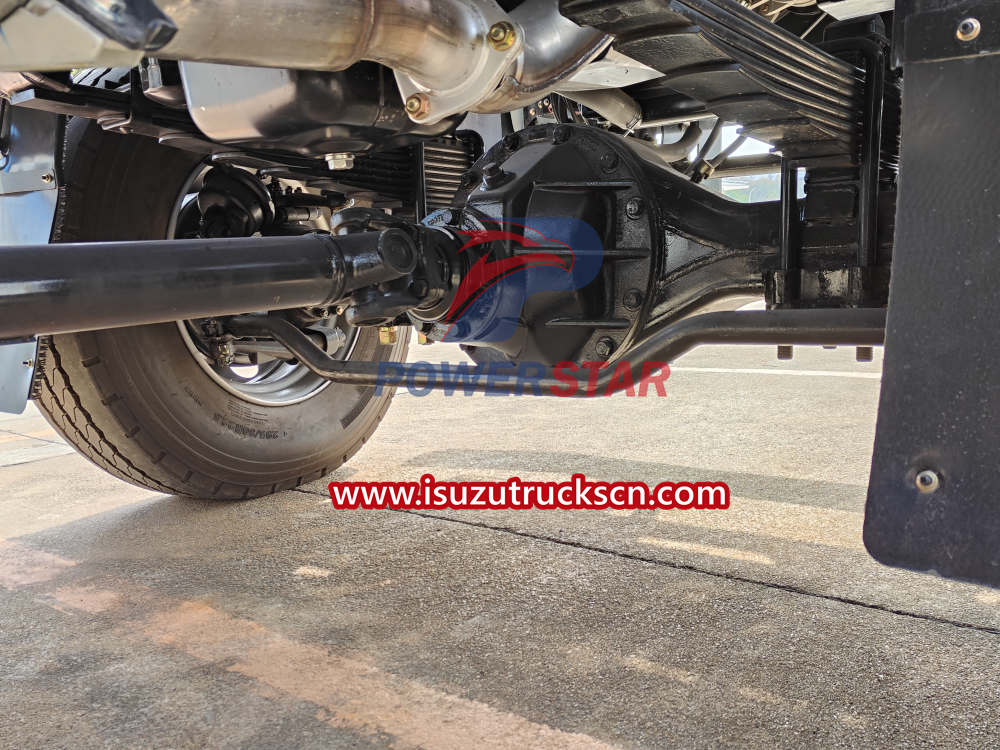 New used Boom crane on Isuzu FVR 4x4 Cargo Truck
