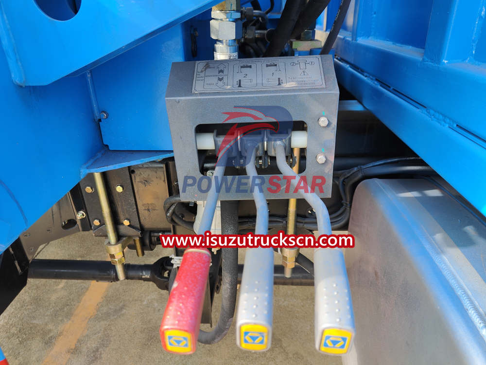 New used Boom crane on Isuzu FVR 4x4 Cargo Truck