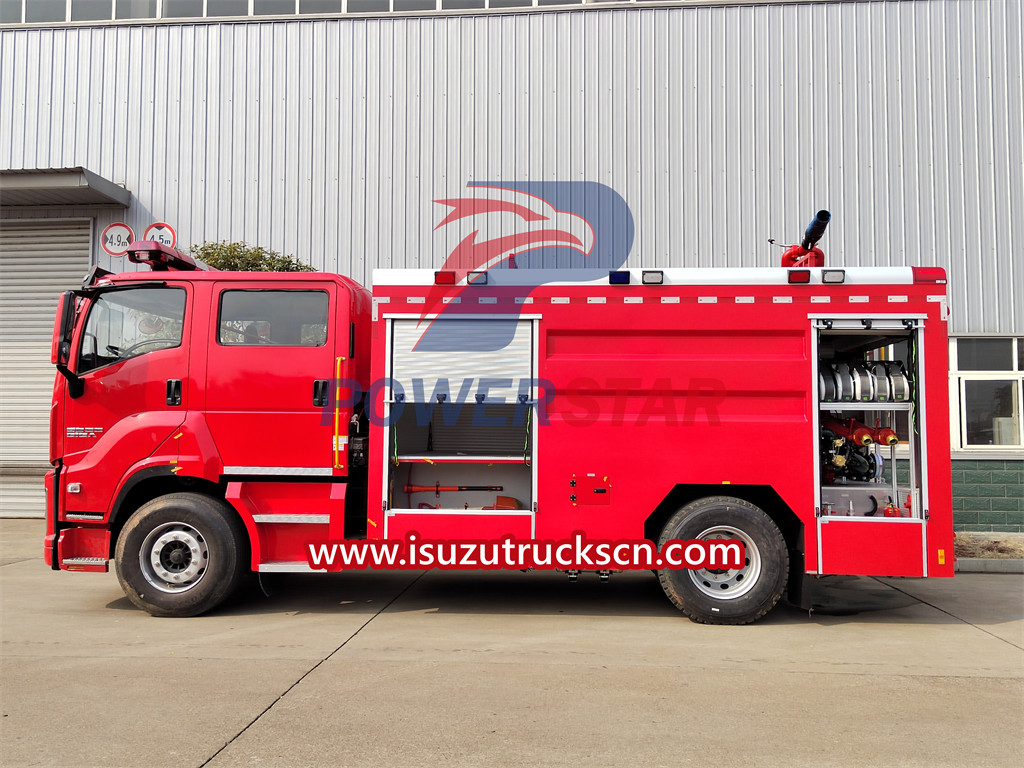 Isuzu fire truck