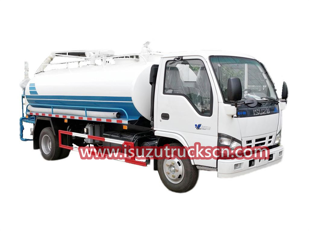 Isuzu NKR sewage cleaning truck