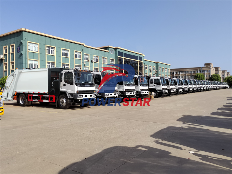 isuzu  rear loader compactor
