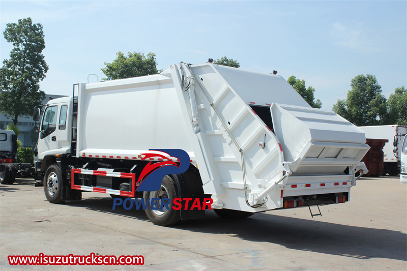isuzu FVR 14cbm rubbish compactor truck