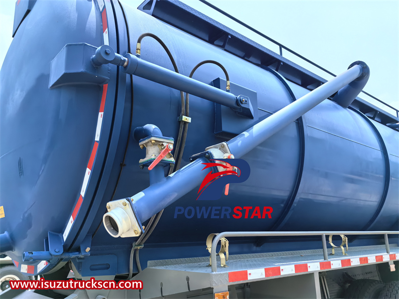 isuzu giga sewage suction truck