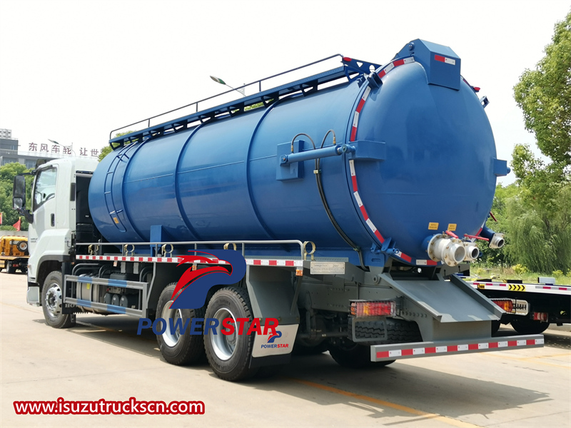 isuzu giga sewer vacuum truck