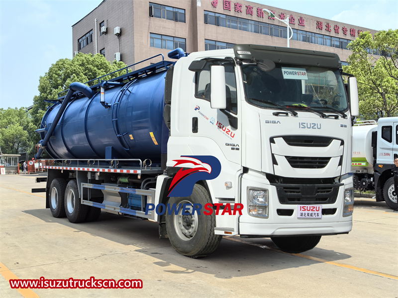 isuzu 25 cbm vacuum tanker