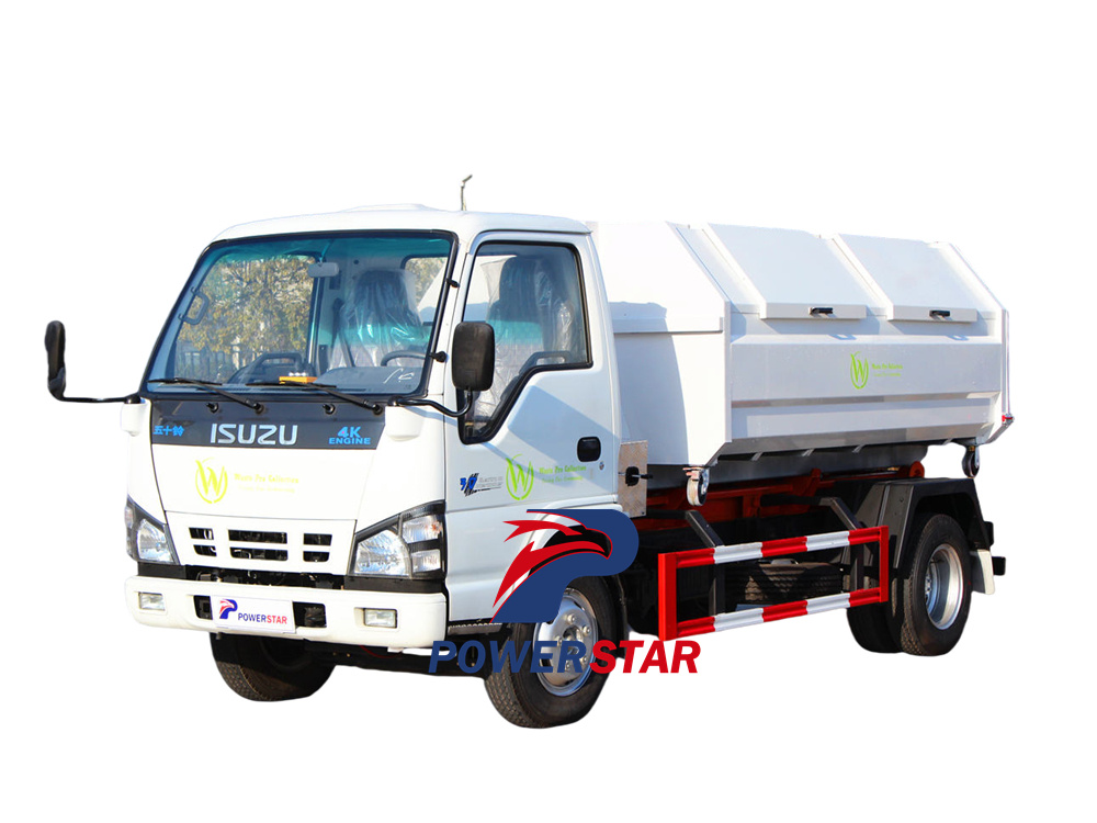 Isuzu ELF 600P 5CBM hook loader truck