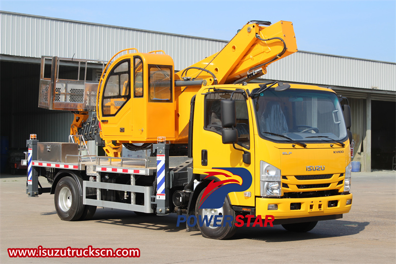 Isuzu kv100 aerial platform truck