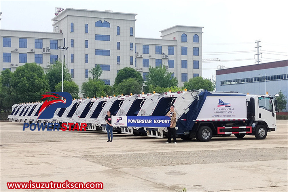 20 unit Isuzu NPR garbage rear loader 