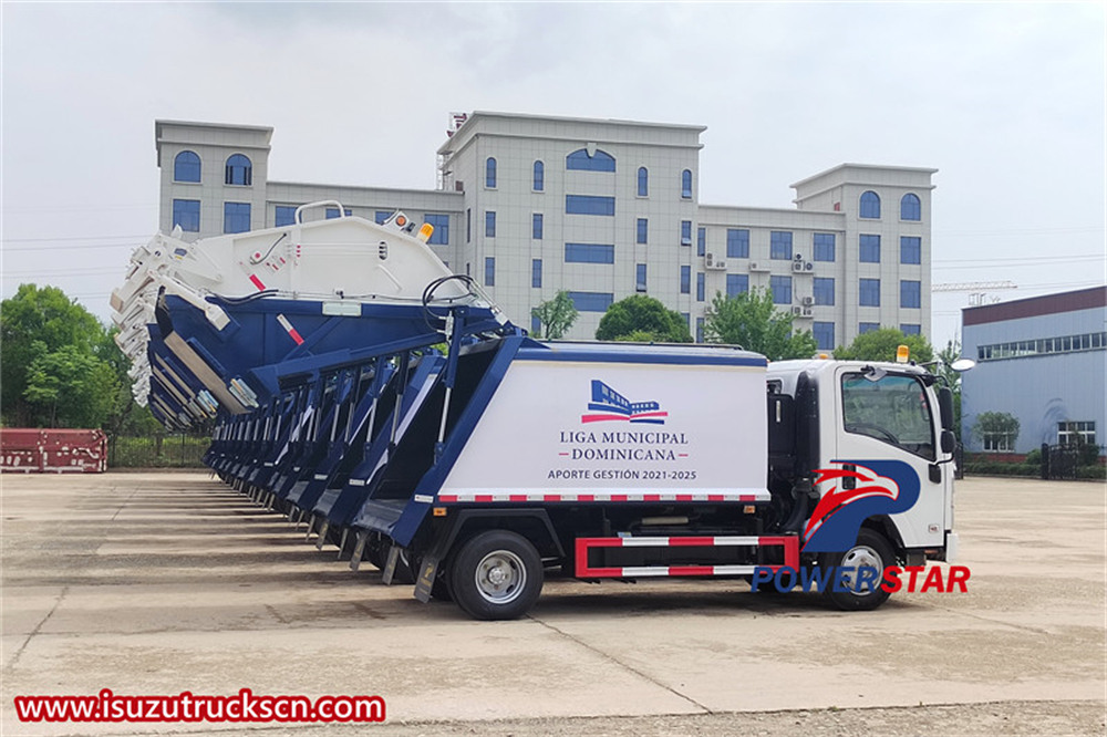 20 unit Isuzu NPR garbage rear loader 