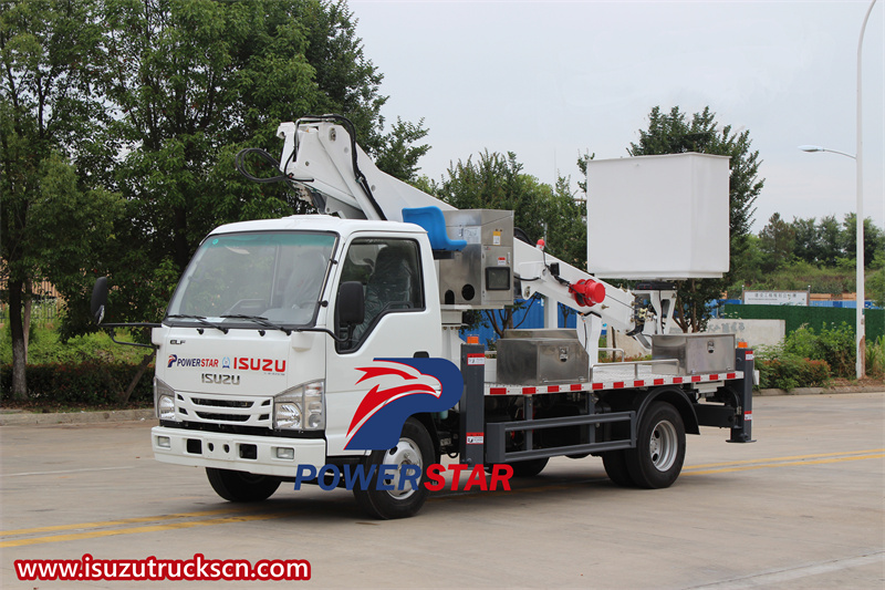 Isuzu NPR 16m aerial platform truck