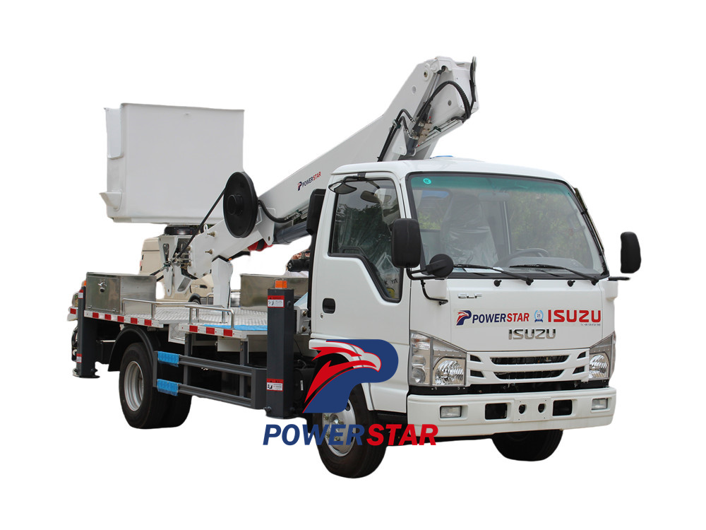 Isuzu NPR 16m aerial bucket truck