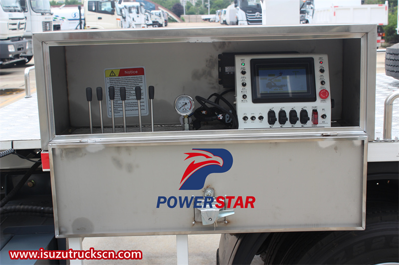 Isuzu 100P 20m aerial working vehicle operation box