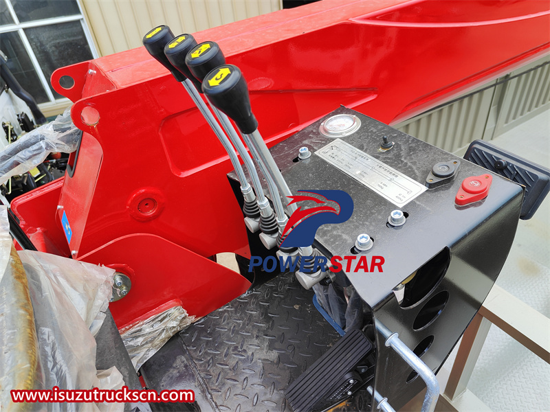 work platform operating valve