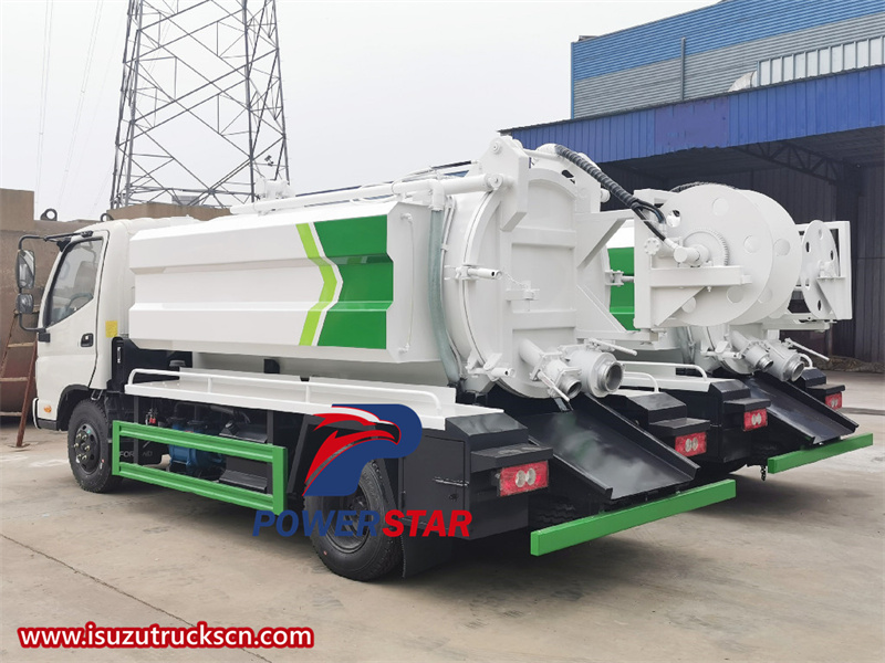 Isuzu GIGA 4x2 14000L combination sewer jetting truck