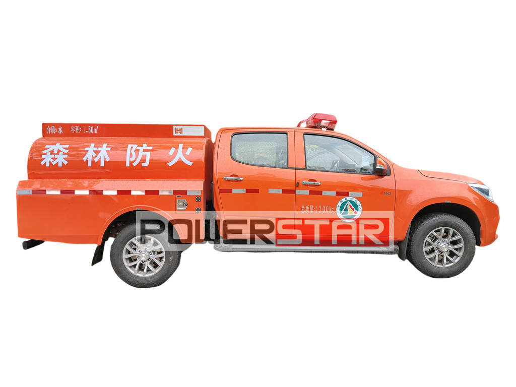 POWERSTAR Isuzu pickup water fire engine