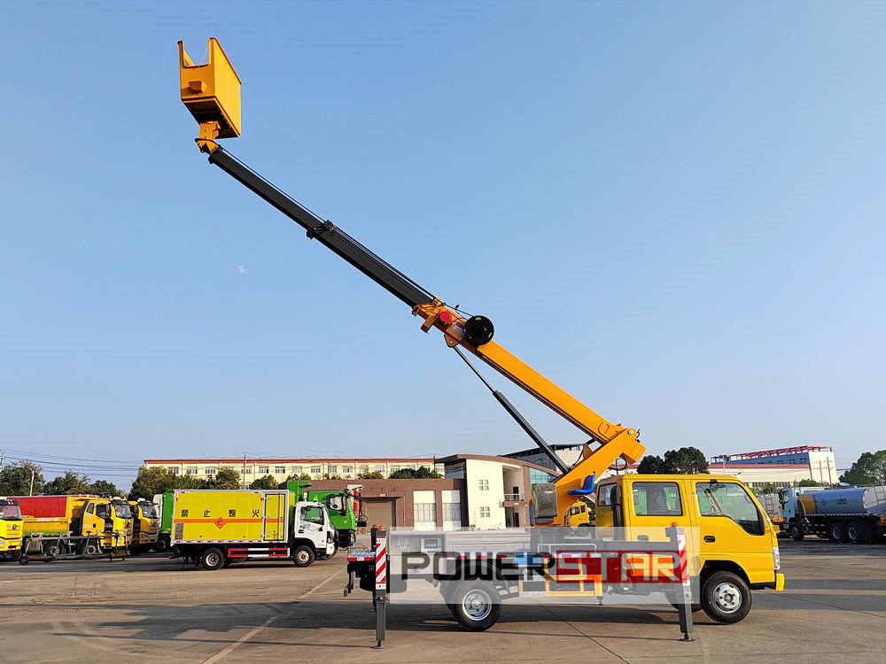 Isuzu overhead working truck